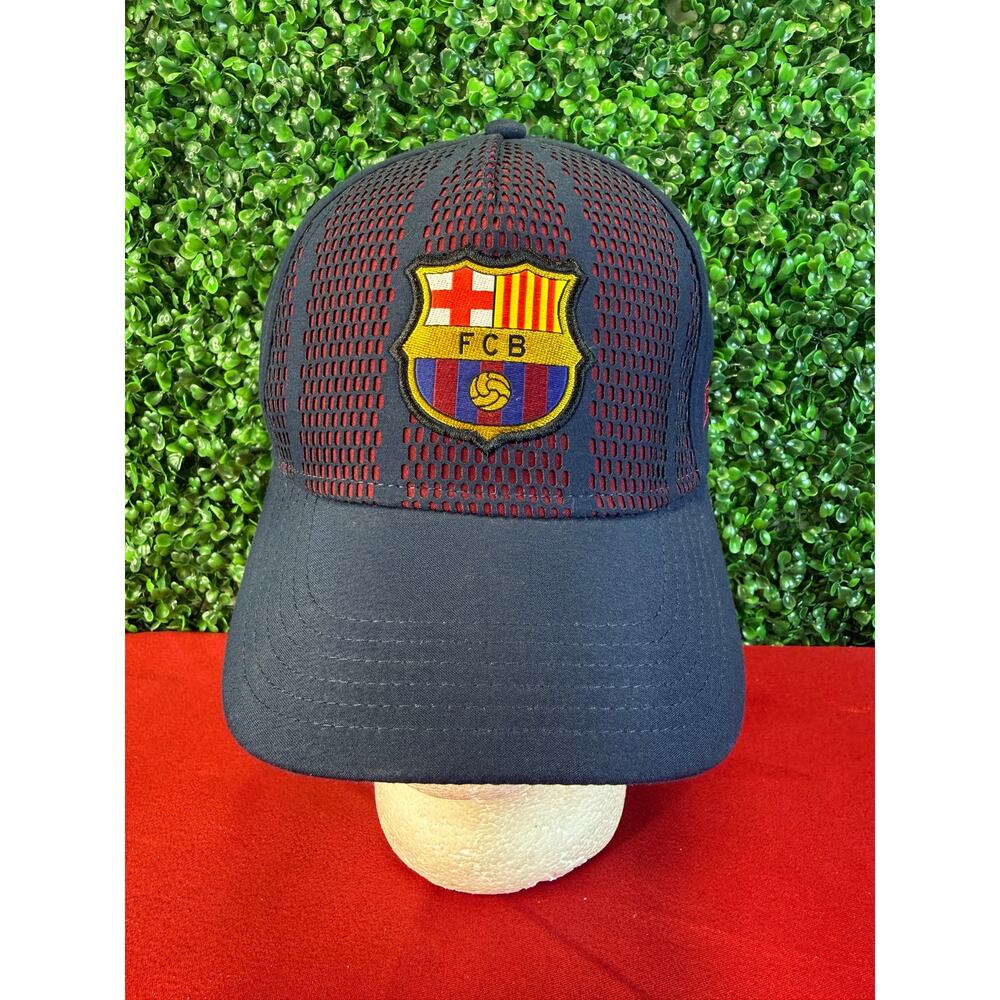 FC Barcelona Lionel Messi Hat 10 Embroidered Soccer Futbol Cap Barça Blue Red